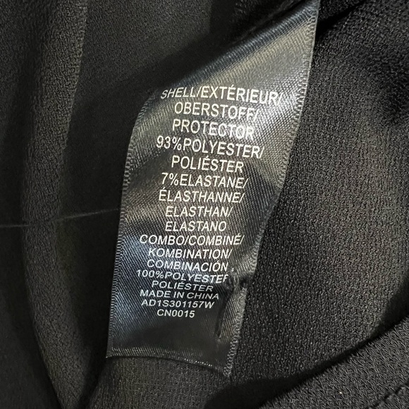 Adrianna Papell Black Blouse with Mesh Sleeve Details - Picture 5 of 11